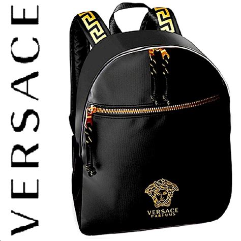 black versace parfums backpack|versace backpack gift with purchase.